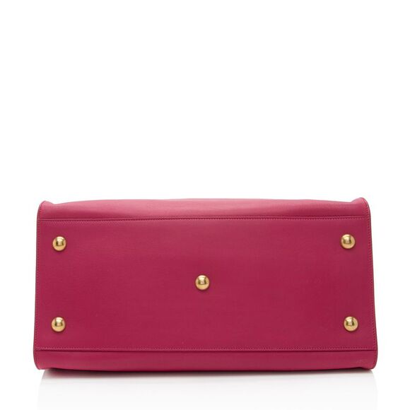 Saint Laurent Calfskin Cabas Chyc Medium Tote - Picture 4 of 16